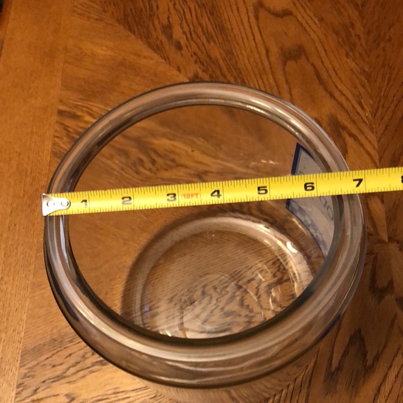 Doughboy Poppin Fresh Glass Goodies Cookie Jar w/ Wood Lid - Picture 8 of 9